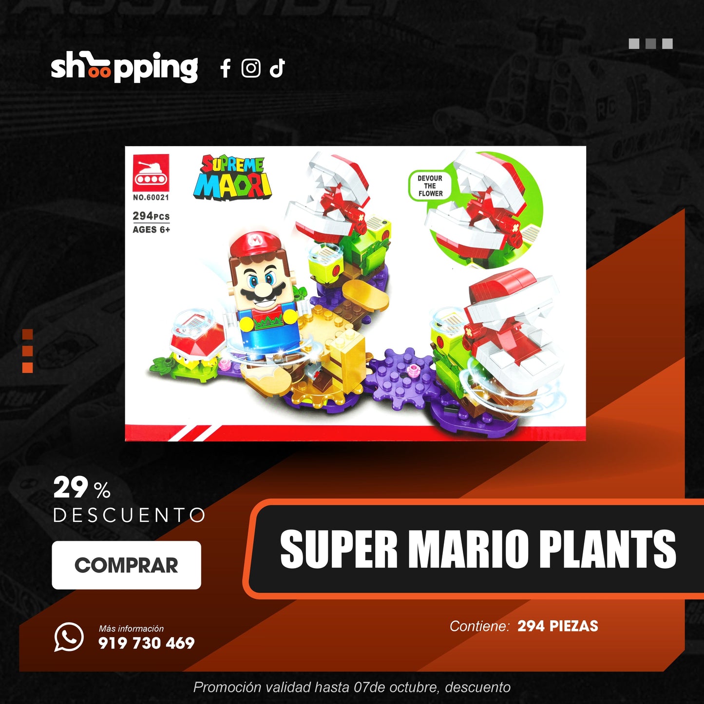 LEGO Super Mario: Plantas Carnívoras